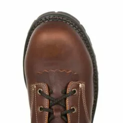 Georgia Mens Brown Leather SPR WP AMP CT Logger Boots 11 Georgia Mens Brown Leather SPR WP AMP CT Logger Boots -Boots Sales Shop GB00236 birdseye