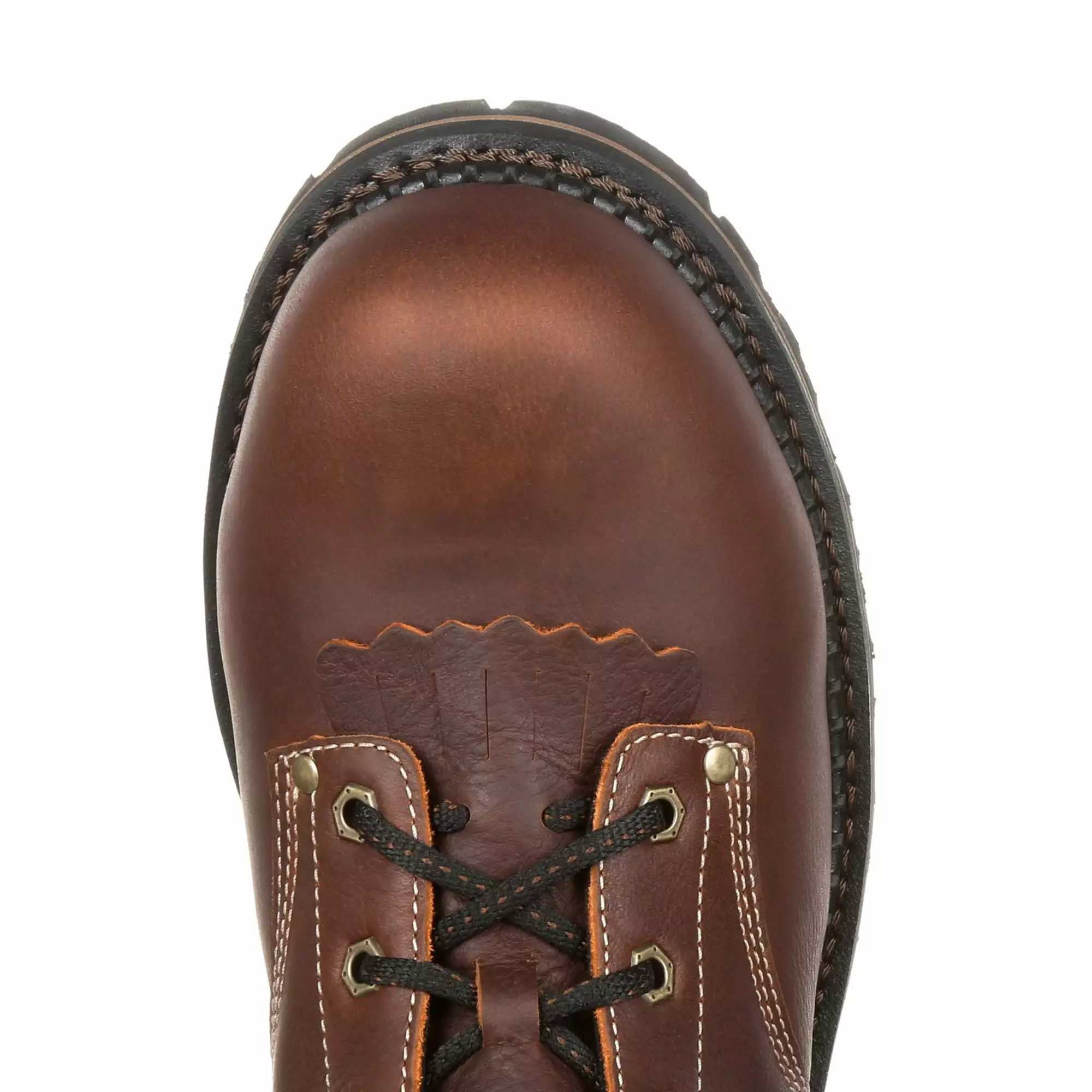 Georgia Mens Brown Leather SPR WP AMP CT Logger Boots 5 Georgia Mens Brown Leather SPR WP AMP CT Logger Boots - Image 3