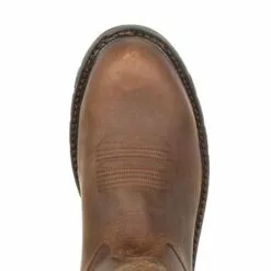 Georgia Mens Brown Leather Carbotec WP CT Work Boots 11 Georgia Mens Brown Leather Carbotec WP CT Work Boots -Boots Sales Shop GB00239 birdseye