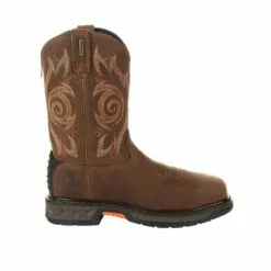 Georgia Mens Brown Leather CarboTec WP ST Work Boots -Boots Sales Shop GB00264 profile