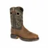 Georgia Mens Black/Brown Leather CarboTec WP ST Work Boots -Boots Sales Shop GB00267