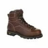 Georgia Mens Brown Leather Low Heel Logger Work Boots -Boots Sales Shop GB00270