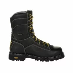 Georgia Mens Black Leather Logger AMP WP Work Boots 13 Georgia Mens Black Leather Logger AMP WP Work Boots -Boots Sales Shop GB00271 profile
