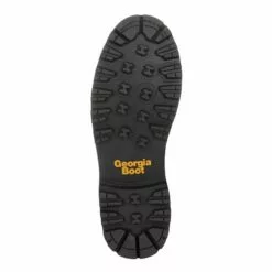 Georgia Mens Black Leather Logger CT WP Work Boots -Boots Sales Shop GB00272 outsole