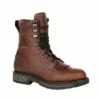 Georgia Mens Brown Leather LT WP Lacer Work Boots -Boots Sales Shop GB00309