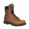Georgia Mens Brown Leather Revamp WP 8in Work Boots 2 Georgia Mens Brown Leather Revamp WP 8in Work Boots -Boots Sales Shop GB00318