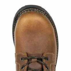 Georgia Mens Brown Leather Revamp ST MetG Work Boots -Boots Sales Shop GB00322 birdseye