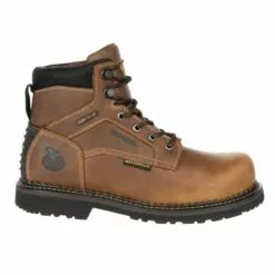 Georgia Mens Brown Leather Revamp ST MetG Work Boots -Boots Sales Shop GB00322 profile