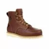 Georgia Mens Brown Leather USA Wedge Moc Toe Work Boots -Boots Sales Shop GB00358