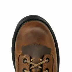 Georgia Mens Black/Brown Leather CarboTec WP LTX Work Boots -Boots Sales Shop GB00392 birdseye