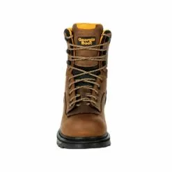 Georgia Mens Black/Brown Leather CarboTec WP LTX Work Boots -Boots Sales Shop GB00392 front