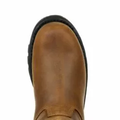 Georgia Mens Black/Brown Leather CarboTec LTX WP CT Work Boots -Boots Sales Shop GB00394 birdseye