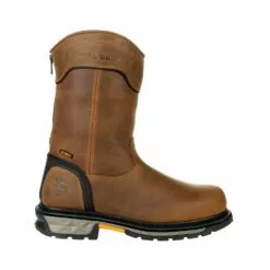 Georgia Mens Black/Brown Leather CarboTec LTX WP CT Work Boots -Boots Sales Shop GB00394 profile
