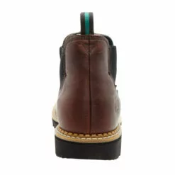 Georgia Mens Soggy Brown Leather WP High Romeo ST Ankle Boots -Boots Sales Shop GR530 back