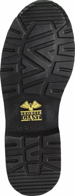 Georgia Mens Soggy Brown Leather WP High Romeo ST Ankle Boots -Boots Sales Shop GR530 outsole