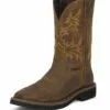 Justin Mens Tan Rugged Leather Work Boots 11in Stampede Steel Toe -Boots Sales Shop JOW WK4682 L a96c2b2b 3a1f 4a4e 94d9 aebff636bbfc