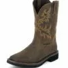 Justin Mens Tan Cowhide Leather Work Boots 11in Stampede WP Steel Toe 1 Justin Mens Tan Cowhide Leather Work Boots 11in Stampede WP Steel Toe -Boots Sales Shop JOW WK4690 L 77bd8a13 3b27 450c a71b 60796a315bb5