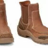 Justin 6in EH Mocc Mens Barley Brown Channing Leather Work Boots -Boots Sales Shop JST 002 SE254