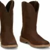 Justin 11in Western Mens Pecan Brown Buster Leather Work Boots 1 Justin 11in Western Mens Pecan Brown Buster Leather Work Boots -Boots Sales Shop JST 002 SE3100