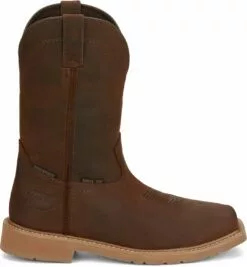 Justin 11in Western ST Mens Pecan Brown Buster Leather Work Boots 10 Justin 11in Western ST Mens Pecan Brown Buster Leather Work Boots -Boots Sales Shop JST 004 SE3101