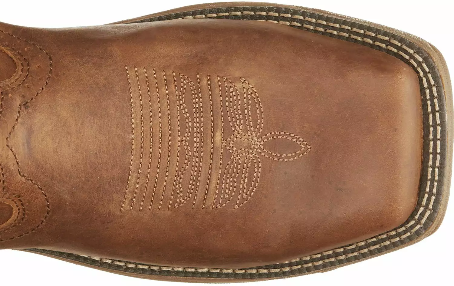 Justin 11in ST Mens Saddle Tan Rush Leather Work Boots 5 Justin 11in ST Mens Saddle Tan Rush Leather Work Boots - Image 3