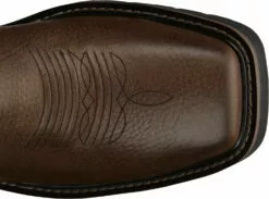 Justin 11in Steel Toe Mens Copper/White Driller Leather Work Boots -Boots Sales Shop JST 005 SE4684