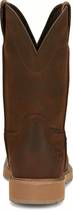 Justin 11in Western ST Mens Pecan Brown Buster Leather Work Boots 11 Justin 11in Western ST Mens Pecan Brown Buster Leather Work Boots -Boots Sales Shop JST 006 SE3101