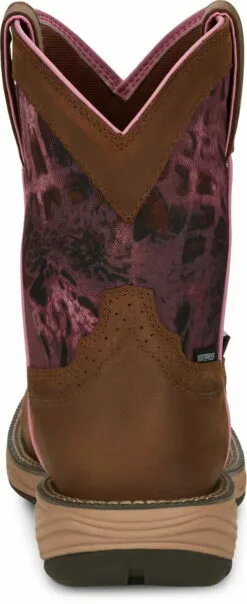 Justin 8in WP Womens Prym1 Pink Out Camo Rush Leather Work Boots 11 Justin 8in WP Womens Prym1 Pink Out Camo Rush Leather Work Boots -Boots Sales Shop JST 006 SE4358