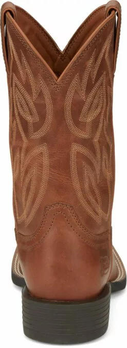 Justin 11in Pull-On Mens Hazel Brown Canter Leather Work Boots 13 Justin 11in Pull-On Mens Hazel Brown Canter Leather Work Boots -Boots Sales Shop JST 006 SE7512