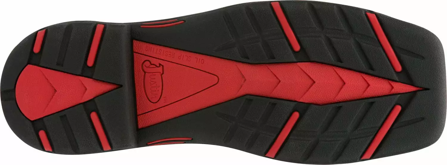 Justin 11in CT Mens Tan Stampede Rush Leather Work Boots 8 Justin 11in CT Mens Tan Stampede Rush Leather Work Boots - Image 6