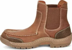 Justin 6in EH Mocc Mens Barley Brown Channing Leather Work Boots -Boots Sales Shop JST 009 SE254