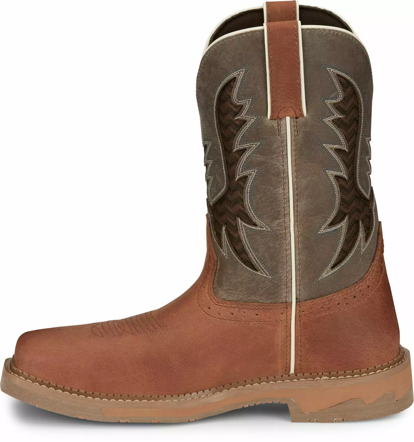 Justin 11in Mens Independence Bolt Leather Work Boots 8 Justin 11in Mens Independence Bolt Leather Work Boots - Image 6