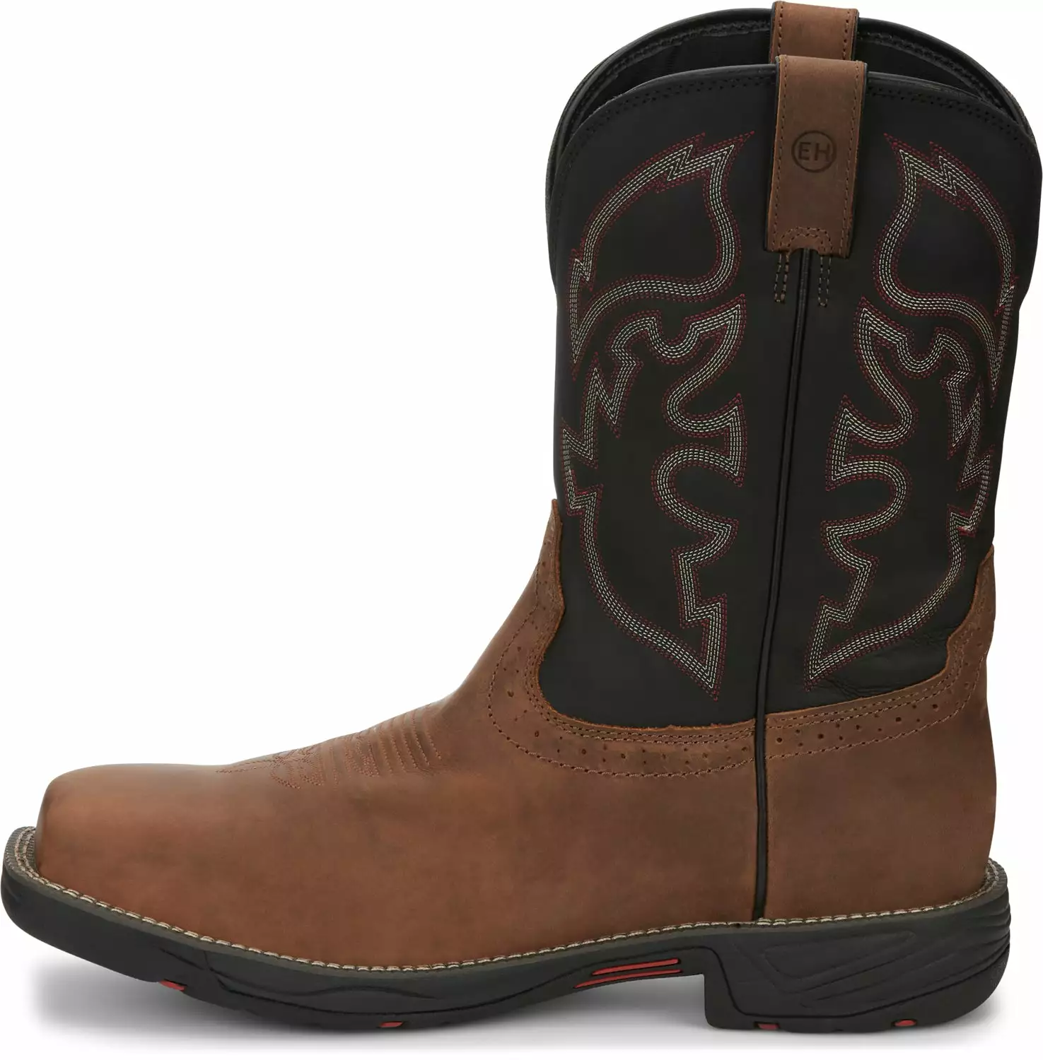 Justin 11in CT Mens Tan Stampede Rush Leather Work Boots 10 Justin 11in CT Mens Tan Stampede Rush Leather Work Boots - Image 8