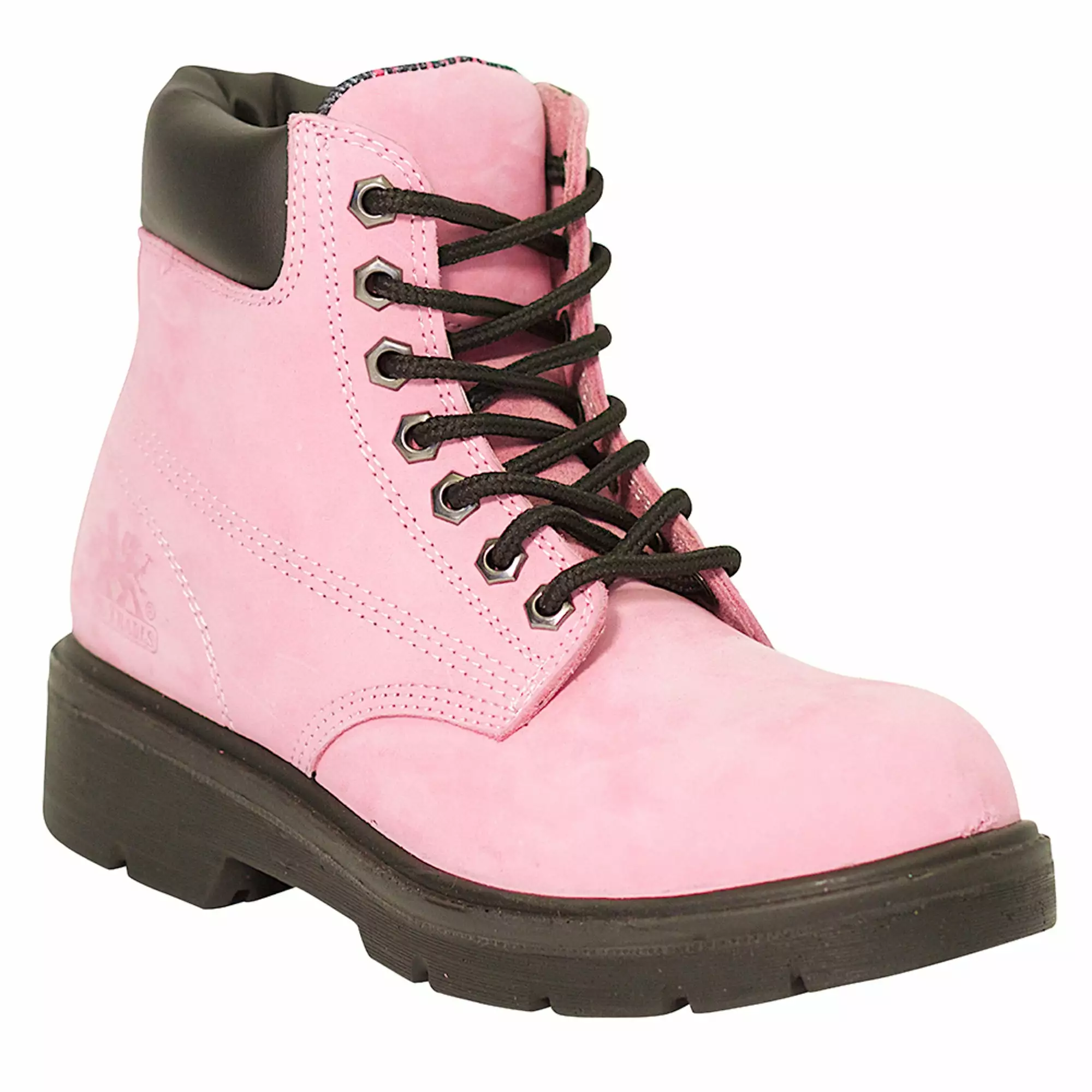 Moxie Trades Womens Pink Leather Alice 6in ST PR Work Boots 6.5 D 4 Moxie Trades Womens Pink Leather Alice 6in ST PR Work Boots 6.5 D - Image 2