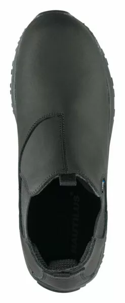 Nautilus Mens Black Leather Comp Toe 2523 Guard Pull-On Work Boots 12 Nautilus Mens Black Leather Comp Toe 2523 Guard Pull-On Work Boots -Boots Sales Shop N2523 top