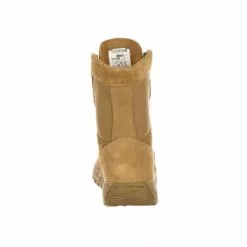 Rocky Boots Rocky Mens Coyote Brown Leather Lightweight Commercial Military Boots -Boots Sales Shop RKC042 back square