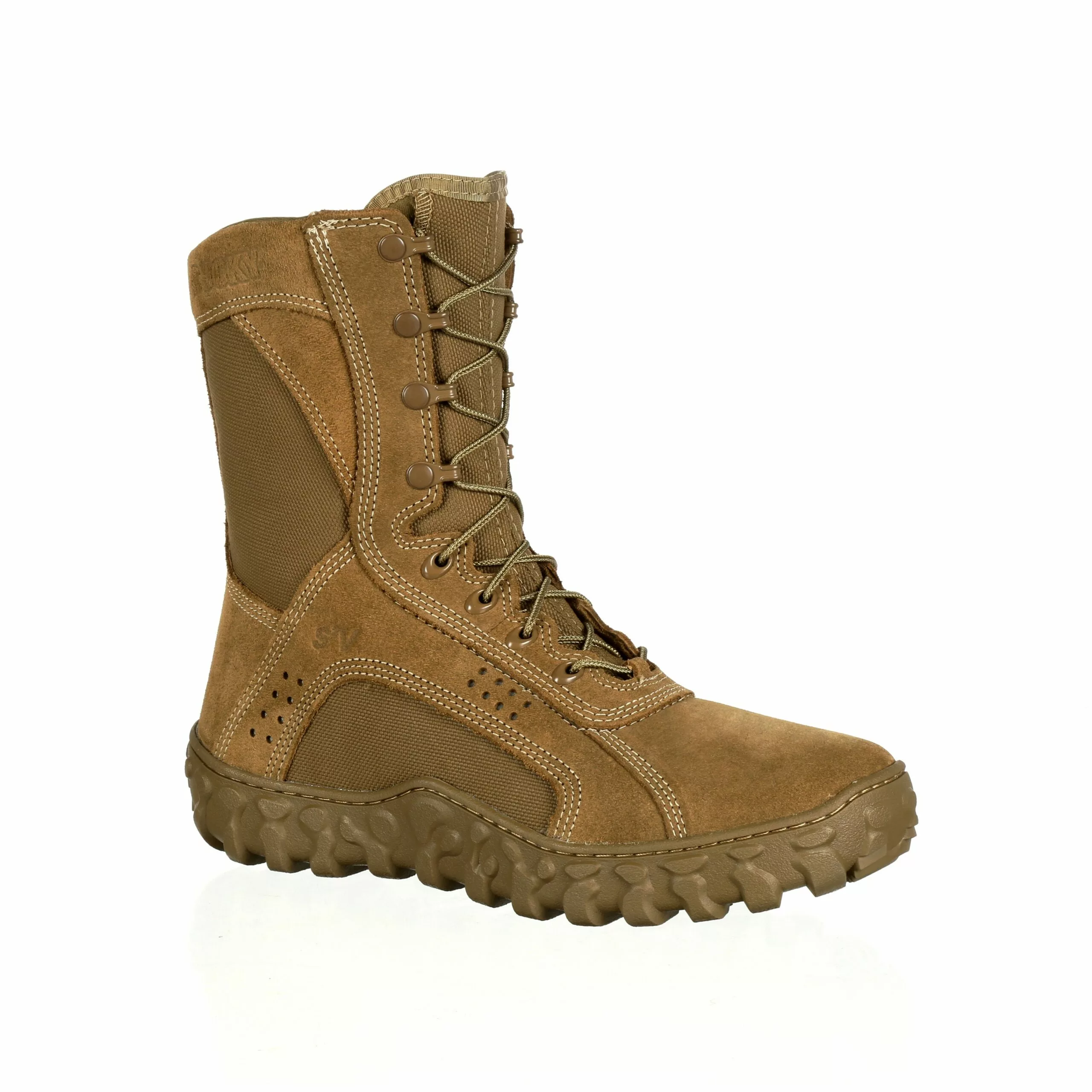 Rocky Boots Rocky Mens Coyote Brown Leather S2V Tactical Military Boots 3 Rocky Boots Rocky Mens Coyote Brown Leather S2V Tactical Military Boots