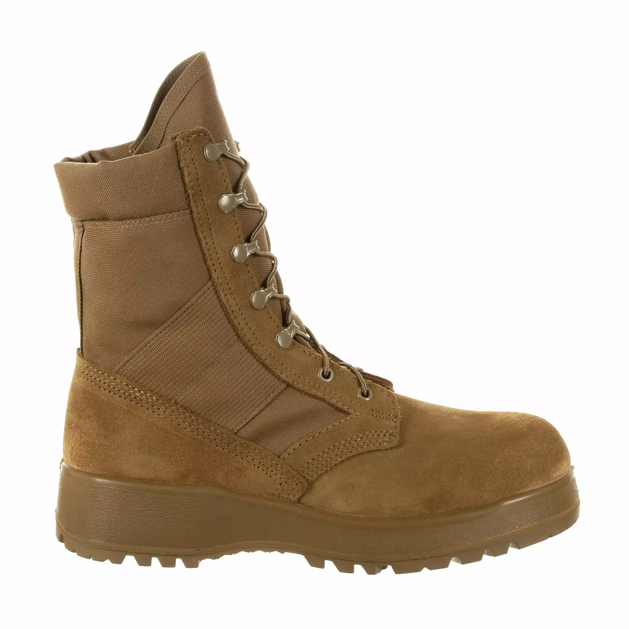 Rocky Boots Rocky Mens Coyote Brown Leather Hot Weather Military Boots 9 Rocky Boots Rocky Mens Coyote Brown Leather Hot Weather Military Boots - Image 7