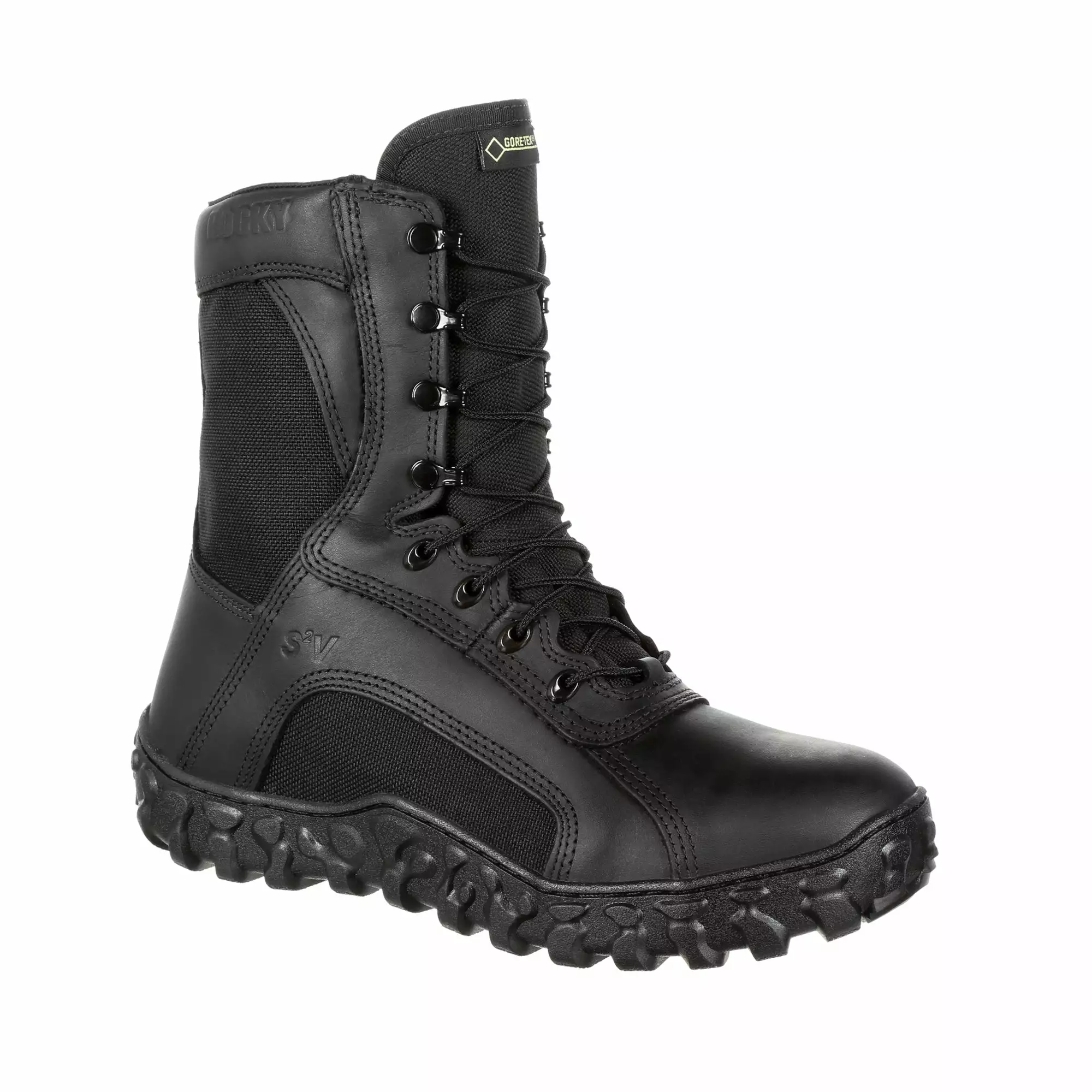 Rocky Boots Rocky Mens Black Leather S2V Flight 600G WP Military Boots 3 Rocky Boots Rocky Mens Black Leather S2V Flight 600G WP Military Boots