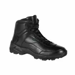 Rocky Boots Rocky Mens Black Leather Priority Postal-Approved Duty Boots