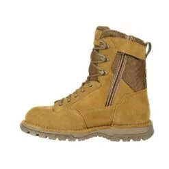 Rocky Boots Rocky Mens Coyote Brown Leather Portland 8in CT Public Service Boots -Boots Sales Shop RKD0070 instep profile