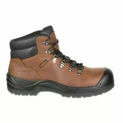 Rocky Boots Rocky Mens Brown Leather Worksmart CT WP Work Boots -Boots Sales Shop RKK0245 profile