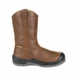 Rocky Boots Rocky Mens Brown Leather WorkSmart CT MetG Work Boots -Boots Sales Shop RKK0264 profile