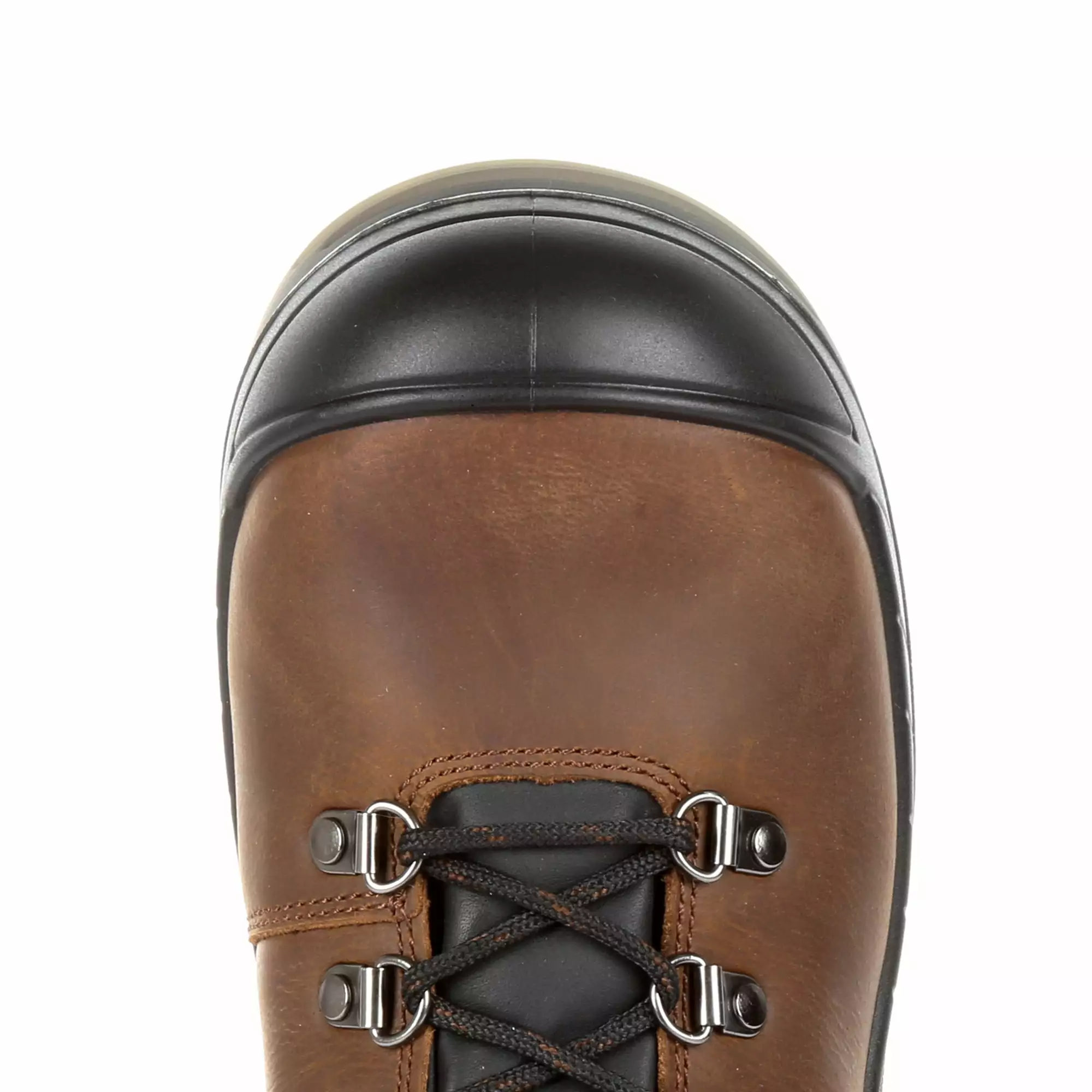 Rocky Boots Rocky Womens Brown Leather WorkSmart CT Work Boots 5 Rocky Boots Rocky Womens Brown Leather WorkSmart CT Work Boots - Image 3