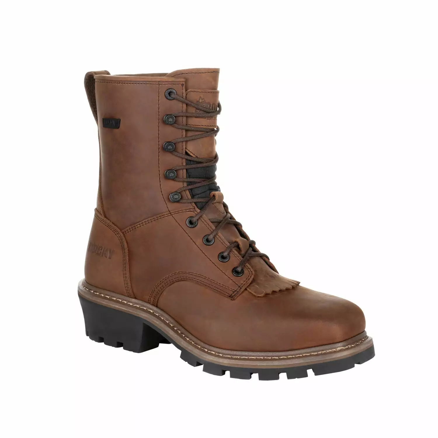 Rocky Boots Rocky Mens Dark Brown Leather CT Waterproof Logger Boots 3 Rocky Boots Rocky Mens Dark Brown Leather CT Waterproof Logger Boots