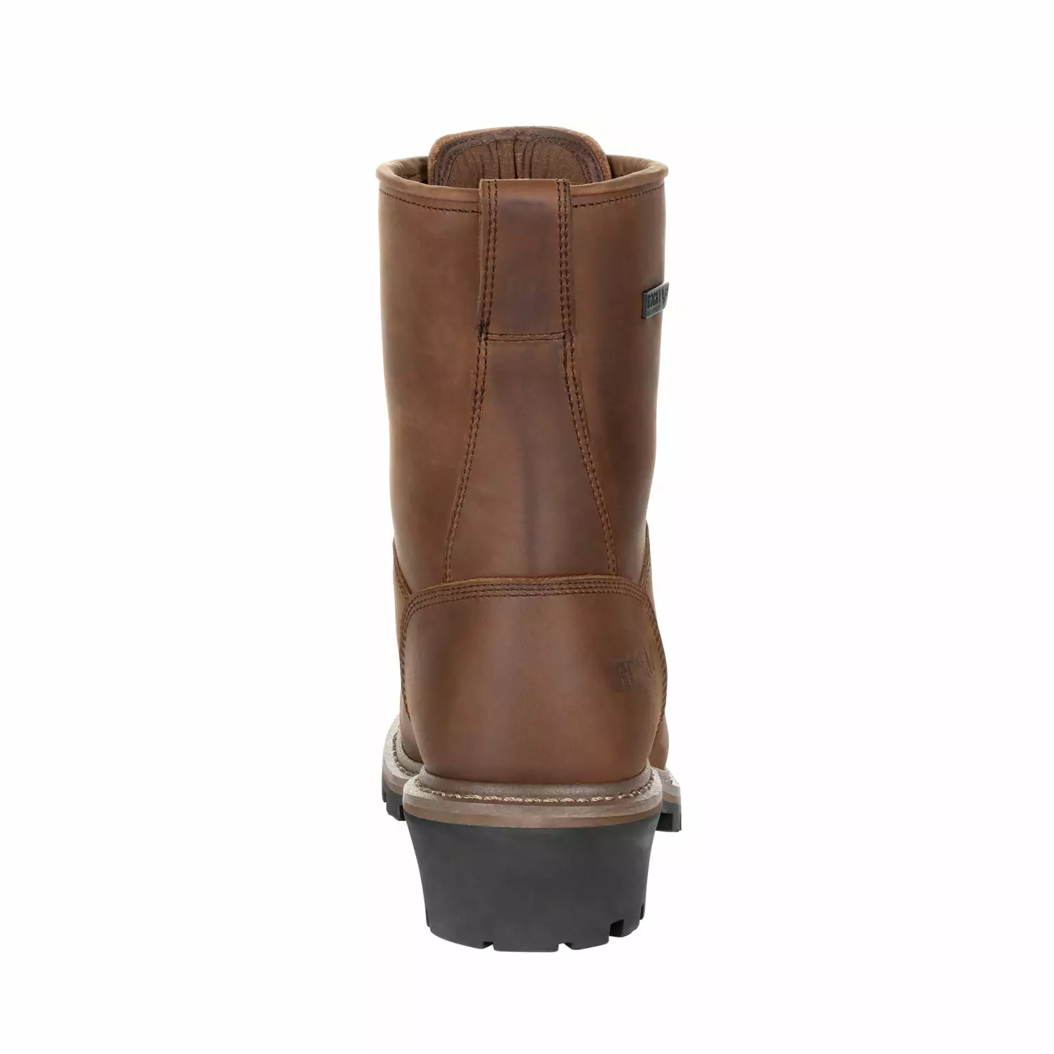 Rocky Boots Rocky Mens Dark Brown Leather CT Waterproof Logger Boots 4 Rocky Boots Rocky Mens Dark Brown Leather CT Waterproof Logger Boots - Image 2