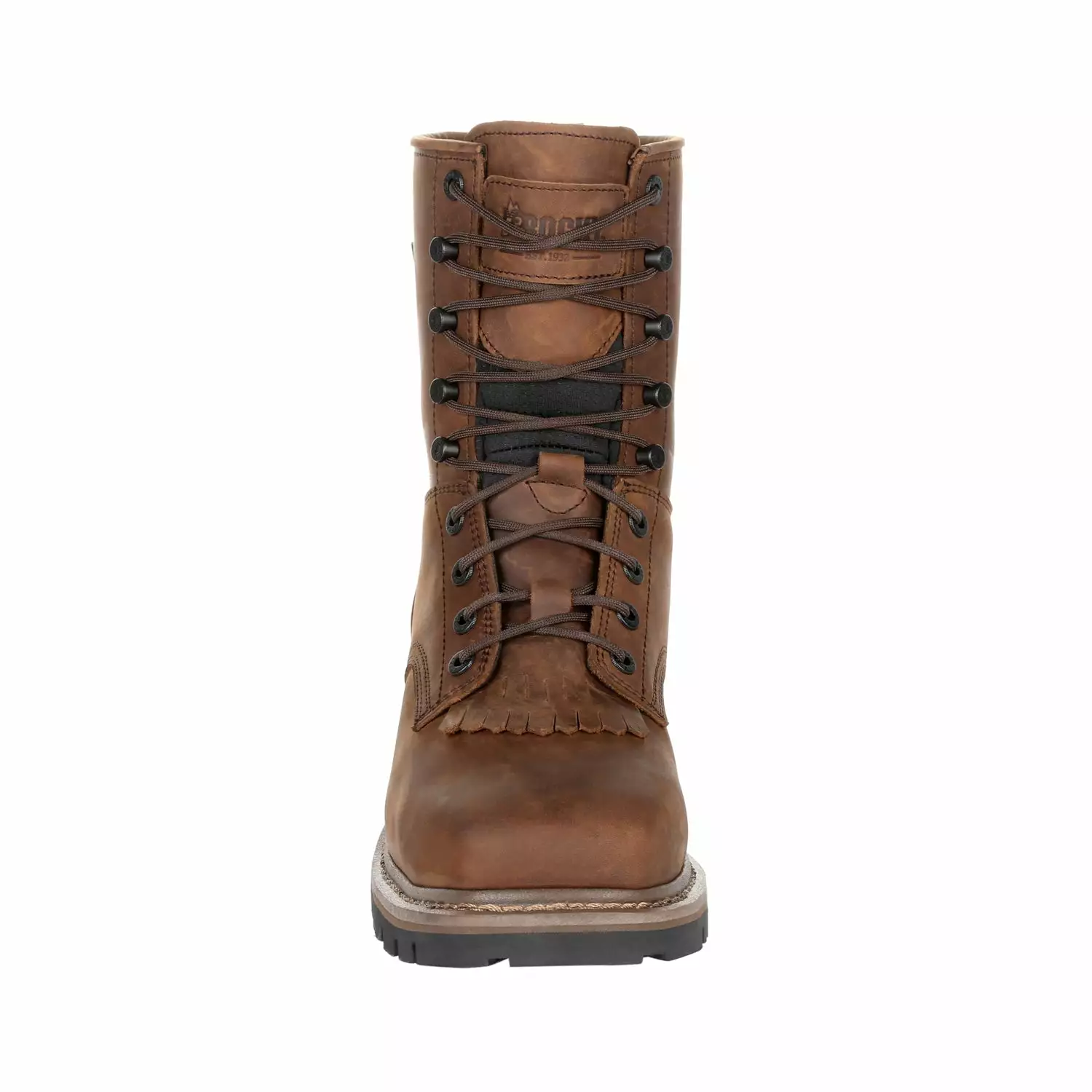 Rocky Boots Rocky Mens Dark Brown Leather CT Waterproof Logger Boots 6 Rocky Boots Rocky Mens Dark Brown Leather CT Waterproof Logger Boots - Image 4