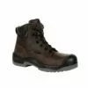 Rocky Boots Rocky Mens Brown Leather Worksmart 6in CT WP Work Boots