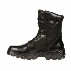 Rocky Boots Rocky Mens Black Leather Alpha Force 400G WP Military Boots -Boots Sales Shop RKYD011 instep profile 9f2a7b15 9d66 4c46 be54 696fb74ac870