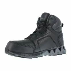 Reebok Mens Black Leather Work Boots Athletic 6in Zigkick Comp Toe 7 W -Boots Sales Shop Reebok RB7000 ZigKick Work 03 f133d336 1376 42d6 9af1 59305bc027d1